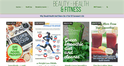 Desktop Screenshot of beautyhealthfitness.net