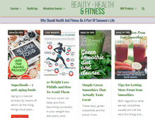 Tablet Screenshot of beautyhealthfitness.net